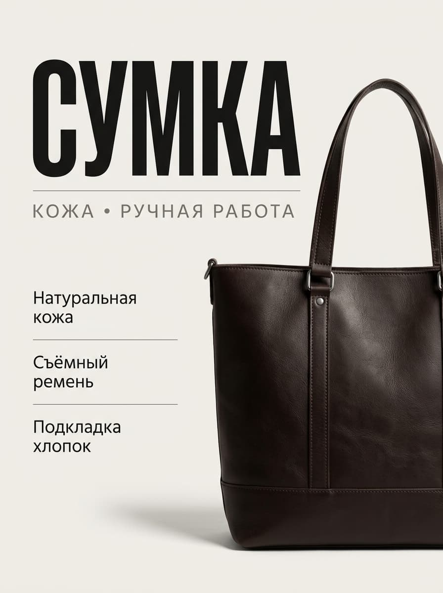 Журнальный монохром — пример постера