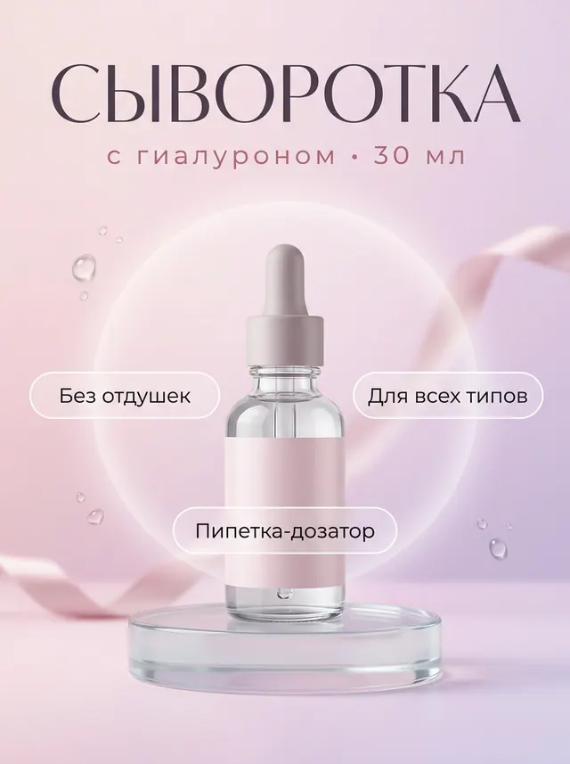 СЫВОРОТКА: Пастельная бьюти-витрина